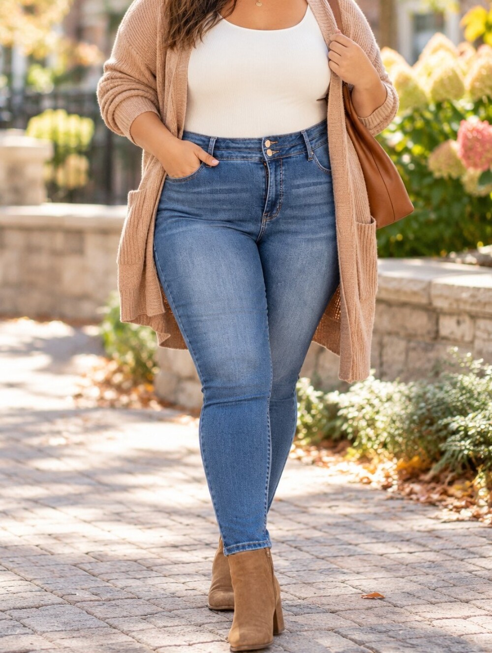 Maurices Plus Size Medium Wash High Rise Super Skinny Stretch Jeans Casual